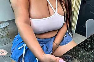 How tasty a double cumshot feels - cheatin housewife gets cum in mouth n creampie - savannah watson