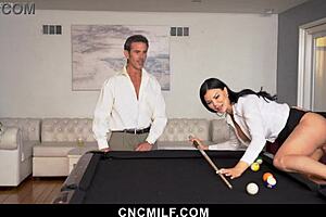 Take care of both successful businessmen and attend to their most lustful needs even if its about a kinky threesome in the office - cncmilf