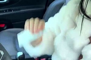 Asian Babe Fucked Without Condom By Black Cop In Woods