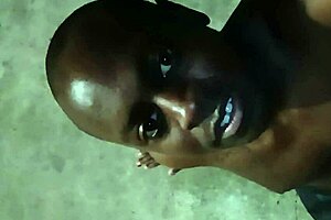 Blogging topless outdoors while adding sounds to songs in summer weather