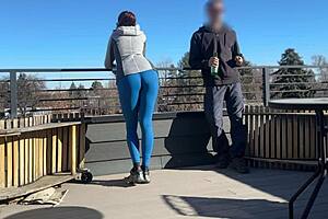 Little 18+ Redhead Slut Gives Fast Handjob And Blowjob To Friend While Boyfriend Waits Public Outdoor Rough Quickie