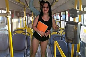 i got this student banged inside the bus in public, oh man