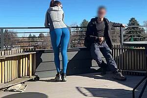 Little 18+ Redhead Slut Gives Fast Handjob And Blowjob To Friend While Boyfriend Waits Public Outdoor Rough Quickie