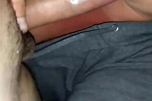 Oh man, that white milf is really going to town sucking on that skinny cock!