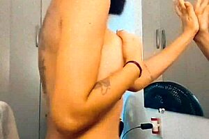 Young hot teen dances and masturbates outdoors 😍