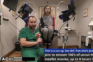 freshman gets mandatory hitachi orgasm from doctor-tampa! kalani luana screams in ecstasy.