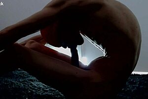 Twink Bodybuilder Sucks His Own Cock In Shadow