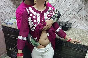 indian bhabhi hard fucked by devar in kitchen