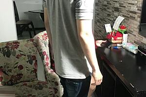 Latina Stepsister Swallows Cum After Blowjob And Riding