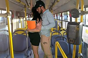 i got this student banged inside the bus in public, oh man