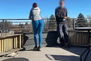 Little 18+ Redhead Slut Gives Fast Handjob And Blowjob To Friend While Boyfriend Waits Public Outdoor Rough Quickie