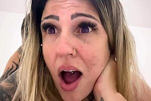 You put it in my ass without condom? she moans during deepthroat and anal