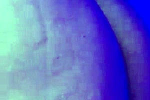 vivi guedez's huge ass gets pleased by big black cock machine