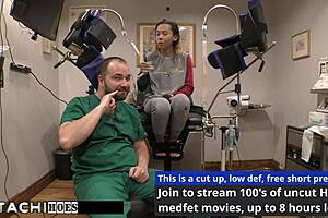 freshman gets mandatory hitachi orgasm from doctor-tampa! kalani luana screams in ecstasy.