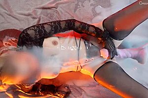 i moan and cum from huge loads covering my wet pussy