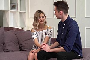 Oh, this is the story of Tieny Mieny, the hottest teen 18+ losing her virginity in wild anal defloration with big tits bouncing.