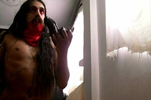 Scarlet Whore Deepthroating Monster Dildo