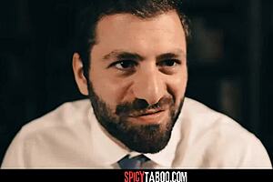 Office assistant interacts with boss to advance career.