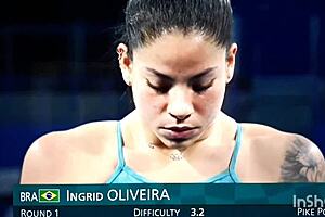 Beautiful Women Perform In Ornamental Jumps With Perfect Bodies And Grace