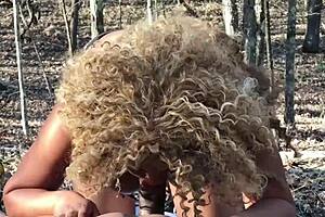 Don Whoe And Nina Rivera Have Erotic Fun Outside In The Woods