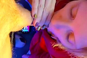 cocksucking milf drops to knees for intense hard fuck until creampie