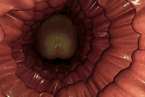 Intense cumflation scene in toilet with pregnant woman.