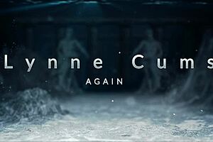 lynne rides that big cock hard, squirting all over again