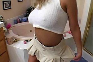 julie robbins tries to get pregnant with anal and blowjob