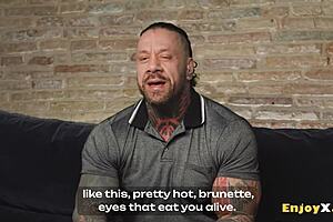 Molten brunette lover licks and pounds her wet pussy hard 🔥