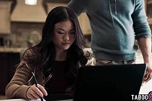 Asian Teen 18+ Lulu Chu Hears Milf Slimthick Vic Fuck Roommate Seth Gamble!