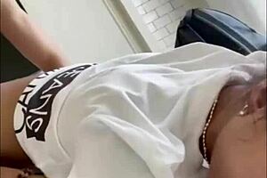 Pov sex in doggy position he puts his huge cock in my tight pussy making me moan until he cums