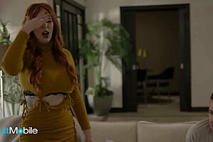 Hey Lauren Phillips, suck my hard cock deep then let me pound your wet pussy on the sofa