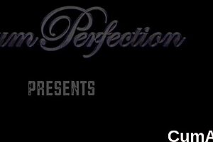 Sexy Doll Receives Facial Cumshot While Gulping Load in Blowbang