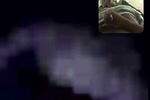 ebony amateur squirts while masturbating with random female