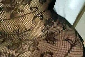 Big ass mature woman in lingerie wants cum, getting a close-up creampie.