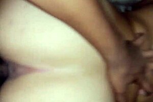 Fuck friend in doggystyle with cumshot close up