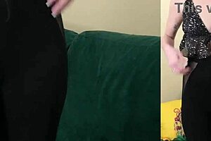 Kit Summers Models Leggings And Awful Shirt