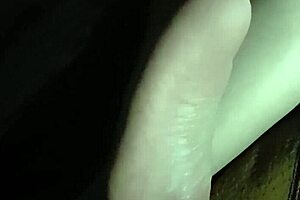 Intense Pleasure as Step Girlfriend's Feet Receive Cumshot in Passionate Moment