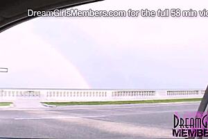 She rollerblades naked down a busy street you wont believe it