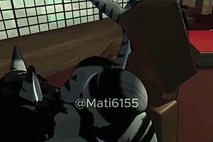 Hey, we're roleplaying in the pool, fucking her ass hard, and it turns into a threesome with that monster cock.