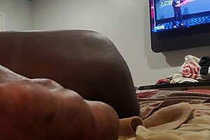 I'm jacking off while watching my own porn videos