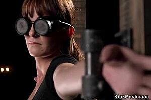 squirting hairy beauty gets rough dildo fuck