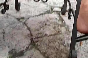 Wow, that vacation turned dangerous with a shaved milf cunt