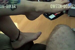 I betted with my steobro on the video game and lost, now licking his balls in taboo homemade