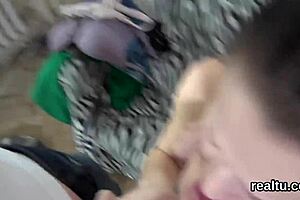 Attractive czech nympho seduced in mall and shagged.