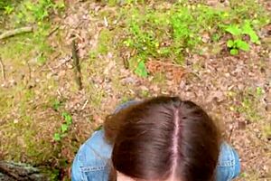 I Went For A Walk After Fucking At Home And Decided To Suck Him Off Again And Swallow Cum Outdoors