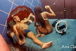 Leo Ogro receives double blowjob from Arianny Koda RJ and Nicoli Fox