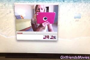 petite lesbian gets her pussy licked in pov