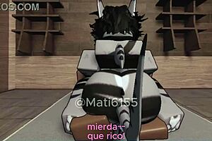 Hey, we're roleplaying in the pool, fucking her ass hard, and it turns into a threesome with that monster cock.