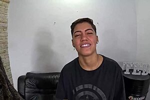 Hairless Brazilian Babe At Mansion Party Gets Wet